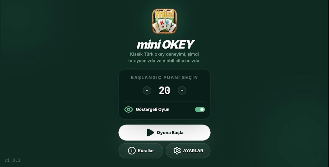 mini OKEY & 101 – İnternetsiz ekran görüntüsü